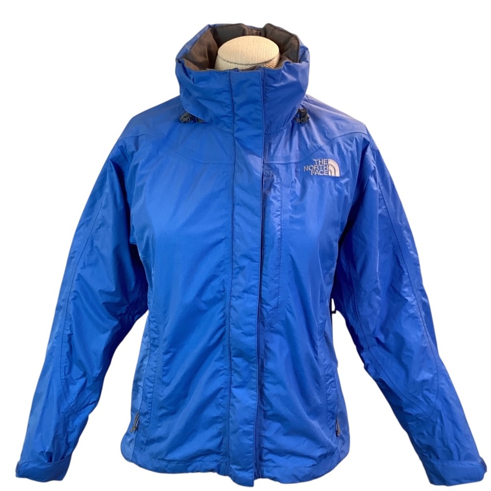 The North Face HyVent Hooded Rain Jacket Blue